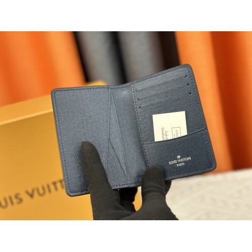 Replica Louis Vuitton LV Card Case In Navy For Unisex #1182112 $29.00 USD for Wholesale