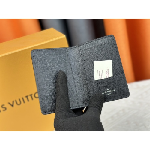 Replica Louis Vuitton LV Card Case In Black For Unisex #1182114 $29.00 USD for Wholesale