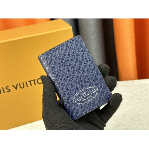 Louis Vuitton LV Card Case In Blue For Unisex #1182115 $29.00 USD, Wholesale Replica Louis Vuitton LV Wallets