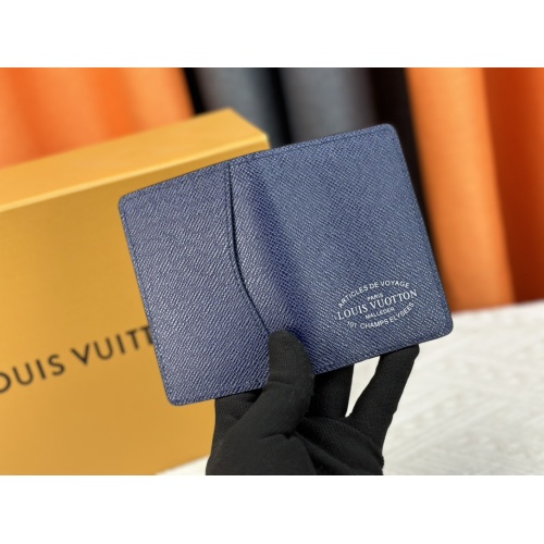 Replica Louis Vuitton LV Card Case In Blue For Unisex #1182115 $29.00 USD for Wholesale