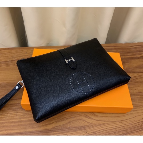 Replica Hermes AAA Man Wallets #1182721 $64.00 USD for Wholesale