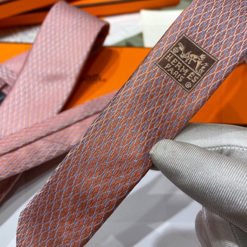 Replica Hermes Necktie For Men #1183389 $40.00 USD for Wholesale