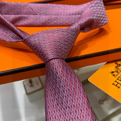 Replica Hermes Necktie For Men #1183390 $40.00 USD for Wholesale