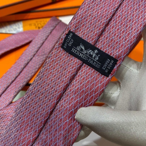 Replica Hermes Necktie For Men #1183390 $40.00 USD for Wholesale