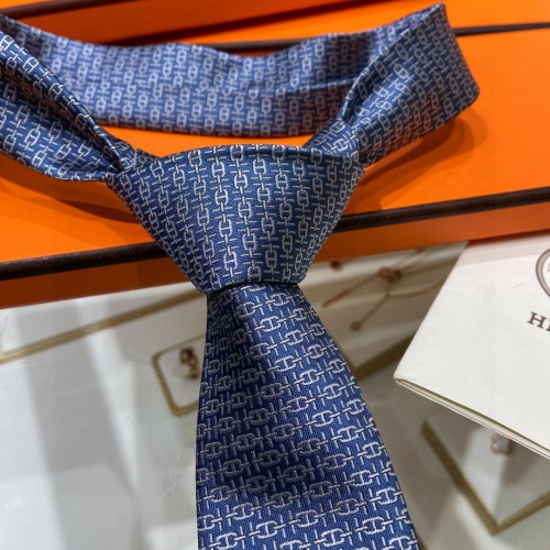 Replica Hermes Necktie For Men #1183394 $40.00 USD for Wholesale