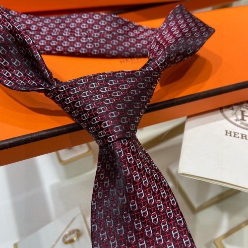 Replica Hermes Necktie For Men #1183402 $40.00 USD for Wholesale