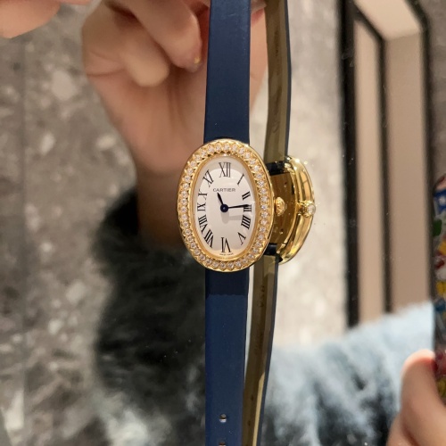 Cartier AAA Quality Watches In Gold For Women #1183829 $162.00 USD, Wholesale Replica Cartier AAA Quality Watches