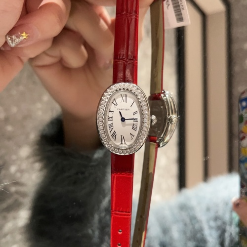 Cartier AAA Quality Watches In Silver For Women #1183837 $155.00 USD, Wholesale Replica Cartier AAA Quality Watches