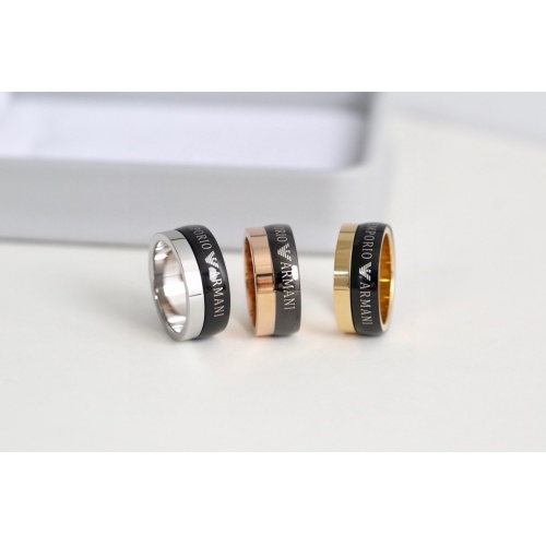 Replica Armani Rings #1183922 $25.00 USD for Wholesale