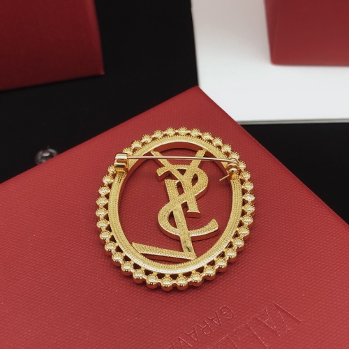 Replica Yves Saint Laurent Brooches For Women #1184178 $29.00 USD for Wholesale