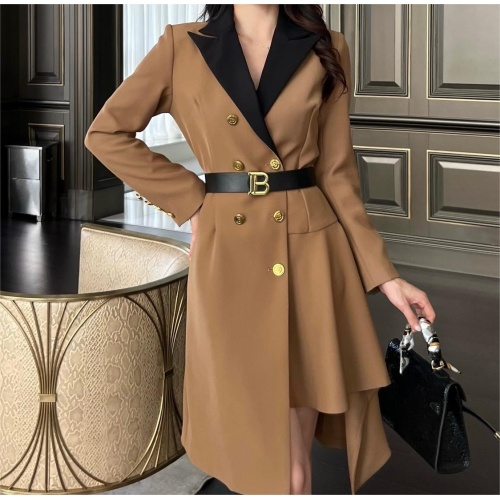 Balmain Dresses Long Sleeved For Women #1184205 $125.00 USD, Wholesale Replica Balmain Dresses