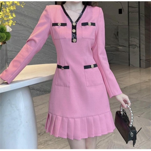 Chanel Dresses Long Sleeved For Women #1184214 $118.00 USD, Wholesale Replica Chanel Dresses