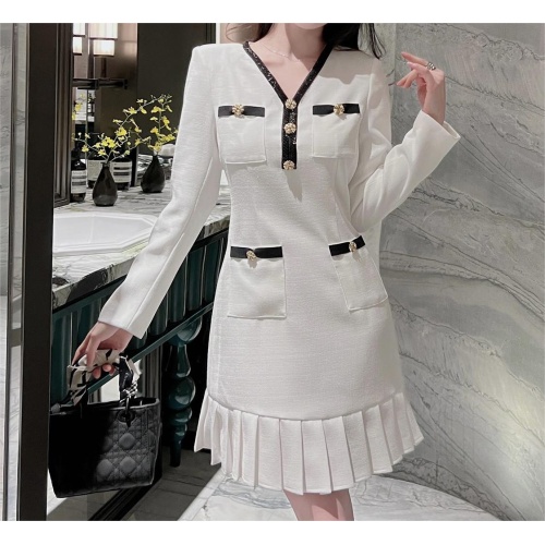 Chanel Dresses Long Sleeved For Women #1184215 $118.00 USD, Wholesale Replica Chanel Dresses