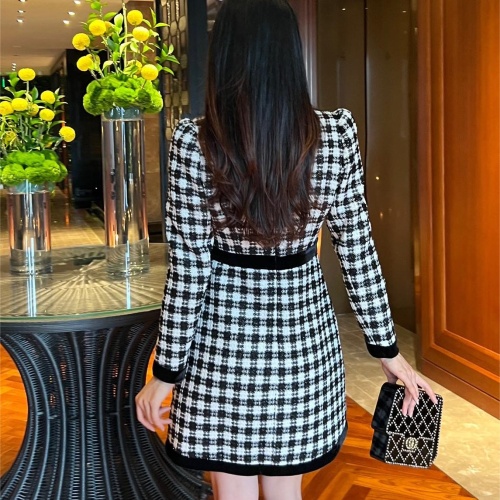 Replica Chanel Dresses Long Sleeved For Women #1184218 $115.00 USD for Wholesale