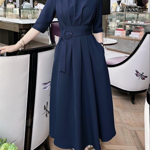 Christian Dior Dresses Middle Sleeved For Women #1184234 $108.00 USD, Wholesale Replica Christian Dior Dresses