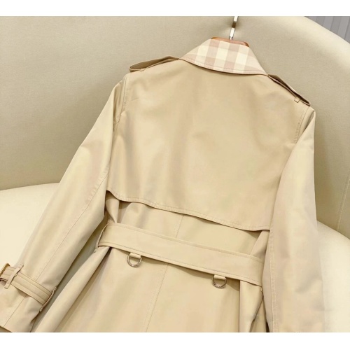 Replica Burberry Trench Coat Long Sleeved For Women #1184481 $160.00 USD for Wholesale