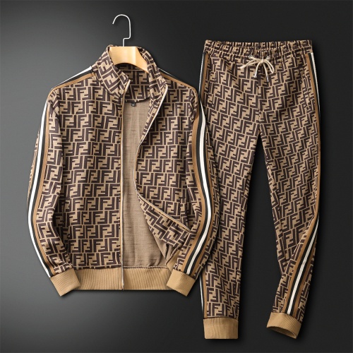 Fendi Tracksuits Long Sleeved For Men #1184835 $92.00 USD, Wholesale Replica Fendi Tracksuits