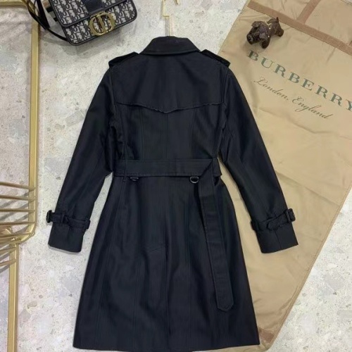 Replica Burberry Trench Coat Long Sleeved For Women #1184869 $160.00 USD for Wholesale