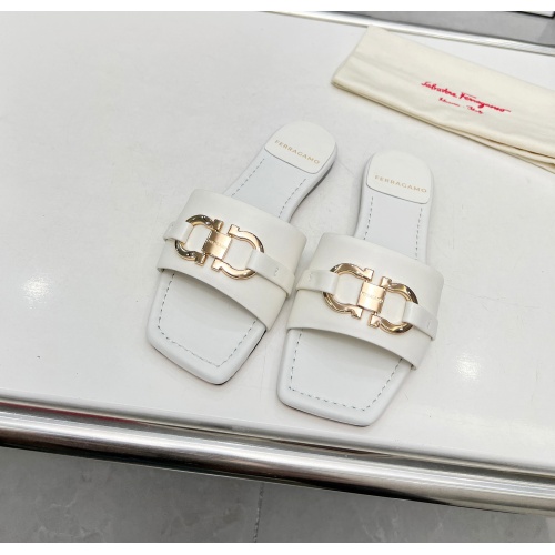 Replica Salvatore Ferragamo Slippers For Women #1184975 $82.00 USD for Wholesale