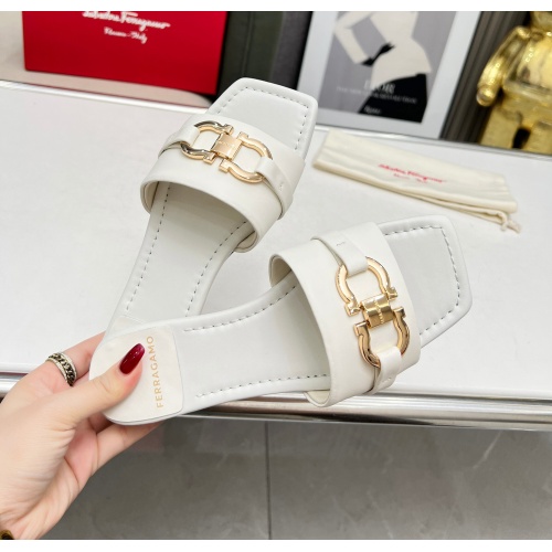 Replica Salvatore Ferragamo Slippers For Women #1184975 $82.00 USD for Wholesale