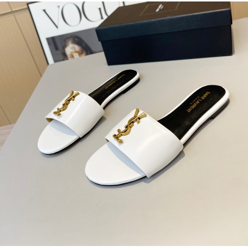 Replica Yves Saint Laurent YSL Slippers For Women #1185144 $76.00 USD for Wholesale