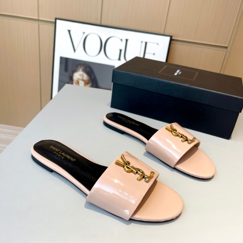 Replica Yves Saint Laurent YSL Slippers For Women #1185195 $76.00 USD for Wholesale