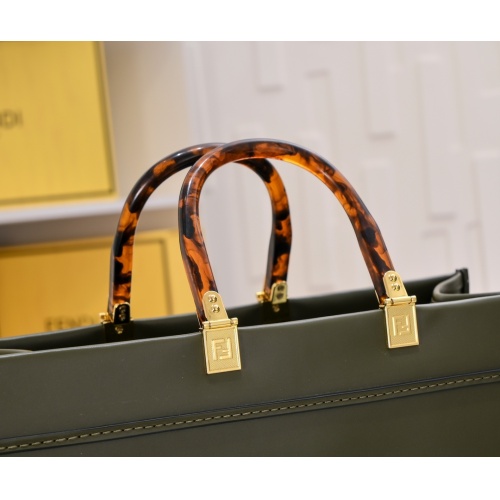 Replica Fendi AAA Quality Tote-Handbags For Women #1185408 $102.00 USD for Wholesale