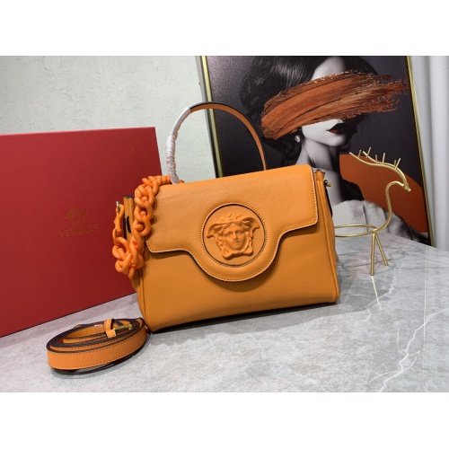 Versace AAA Quality Handbags For Women #1185498 $145.00 USD, Wholesale Replica Versace AAA Quality Handbags