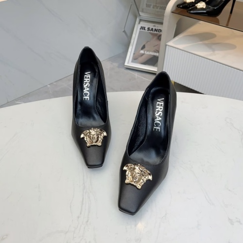 Replica Versace High-Heeled Shoes For Women #1185978 $80.00 USD for Wholesale