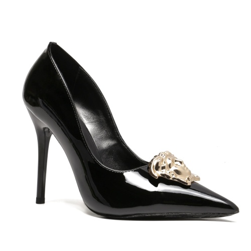 Replica Versace High-Heeled Shoes For Women #1185992 $92.00 USD for Wholesale