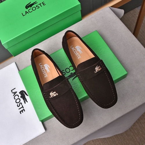 Lacoste Leather Shoes For Men #1186103 $76.00 USD, Wholesale Replica Lacoste Leather Shoes