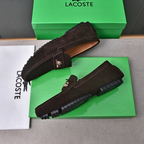 Replica Lacoste Leather Shoes For Men #1186103 $76.00 USD for Wholesale