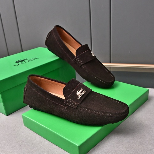 Replica Lacoste Leather Shoes For Men #1186103 $76.00 USD for Wholesale