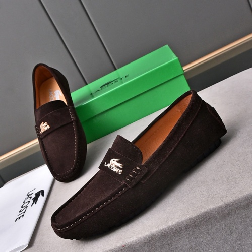 Replica Lacoste Leather Shoes For Men #1186103 $76.00 USD for Wholesale