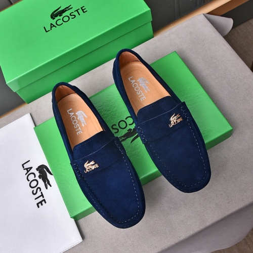 Lacoste Leather Shoes For Men #1186104 $76.00 USD, Wholesale Replica Lacoste Leather Shoes