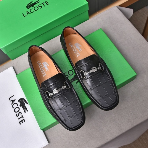 Lacoste Leather Shoes For Men #1186106 $76.00 USD, Wholesale Replica Lacoste Leather Shoes