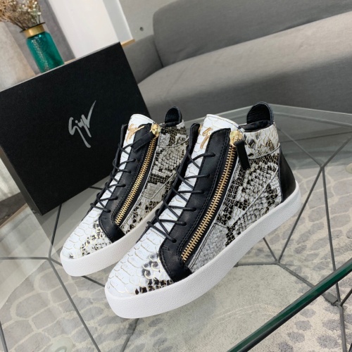 Giuseppe Zanotti High Tops Shoes For Men #1186144 $92.00 USD, Wholesale Replica Giuseppe Zanotti High Tops Shoes