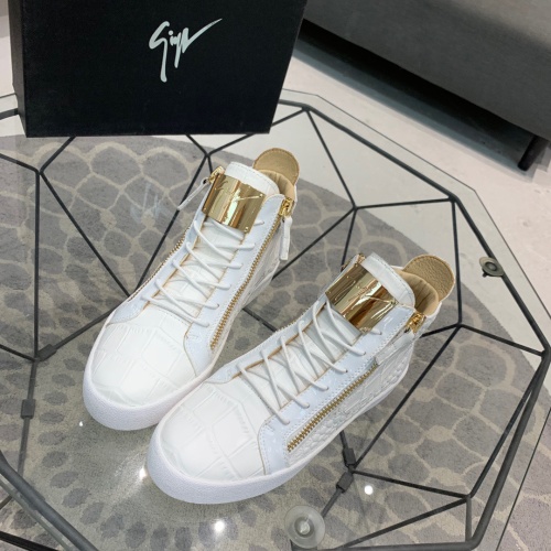 Replica Giuseppe Zanotti High Tops Shoes For Men #1186145 $92.00 USD for Wholesale