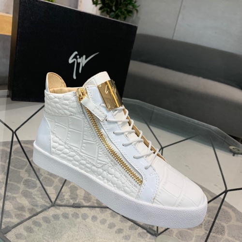 Replica Giuseppe Zanotti High Tops Shoes For Men #1186145 $92.00 USD for Wholesale