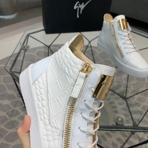 Replica Giuseppe Zanotti High Tops Shoes For Men #1186145 $92.00 USD for Wholesale