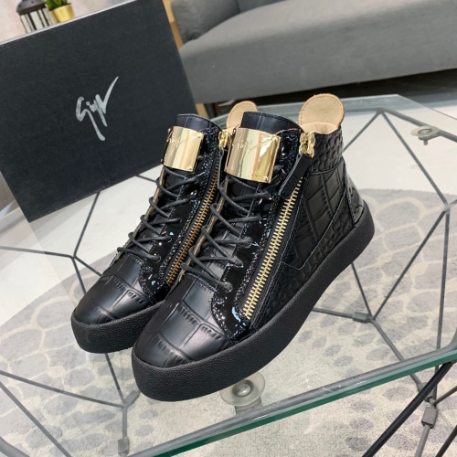 Giuseppe Zanotti High Tops Shoes For Men #1186146 $92.00 USD, Wholesale Replica Giuseppe Zanotti High Tops Shoes