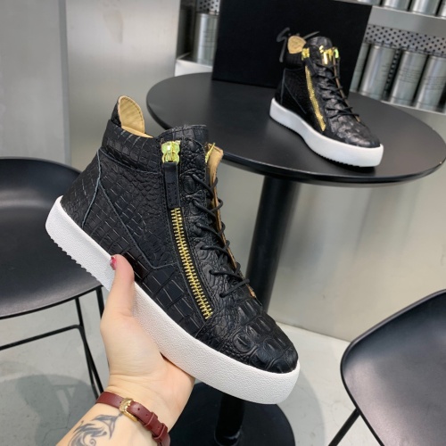 Giuseppe Zanotti High Tops Shoes For Men #1186148 $92.00 USD, Wholesale Replica Giuseppe Zanotti High Tops Shoes