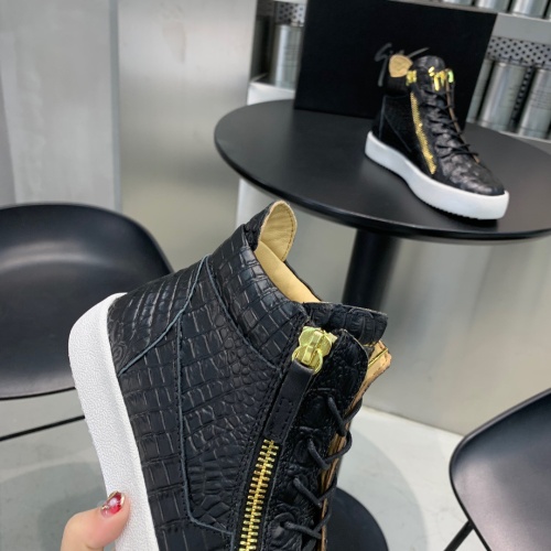 Replica Giuseppe Zanotti High Tops Shoes For Men #1186148 $92.00 USD for Wholesale