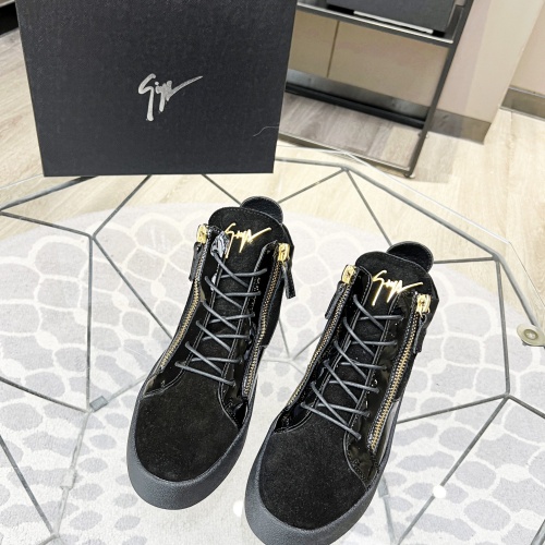 Replica Giuseppe Zanotti High Tops Shoes For Men #1186154 $92.00 USD for Wholesale