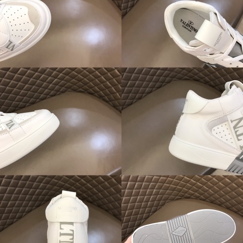 Replica Valentino High Tops Shoes For Men #1186566 $85.00 USD for Wholesale