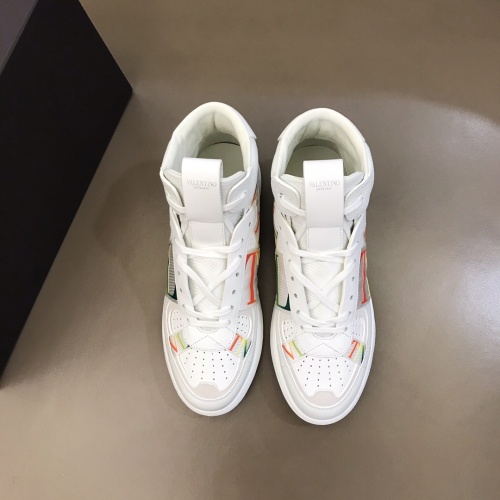 Replica Valentino High Tops Shoes For Men #1186573 $85.00 USD for Wholesale