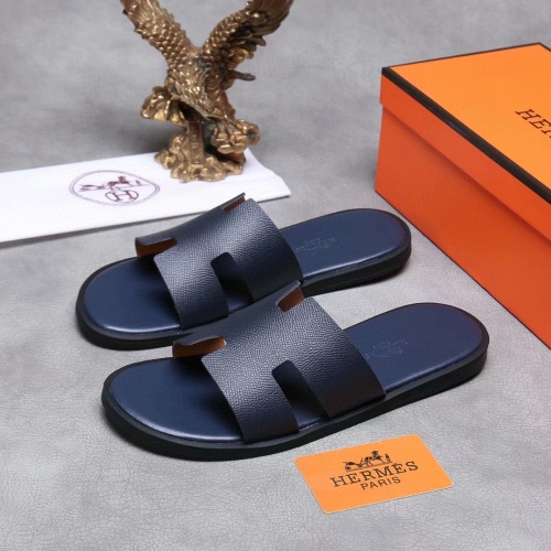 Hermes Slippers For Men #1186619 $45.00 USD, Wholesale Replica Hermes Slippers