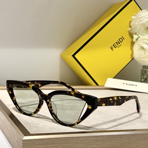 Fendi AAA Quality Sunglasses #1187266 $60.00 USD, Wholesale Replica Fendi AAA Quality Sunglasses