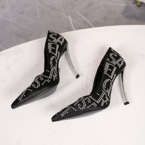 Replica Versace High-Heeled Shoes For Women #1187398 $88.00 USD for Wholesale