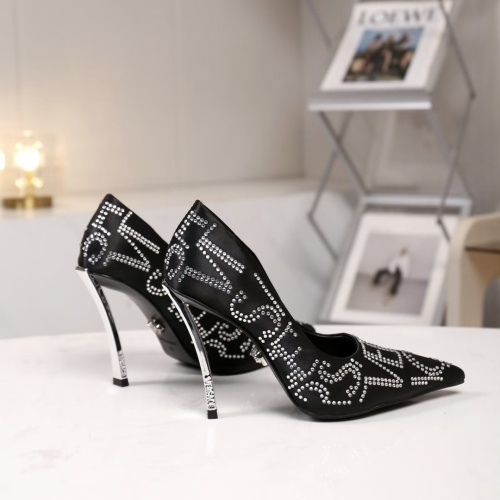 Replica Versace High-Heeled Shoes For Women #1187398 $88.00 USD for Wholesale